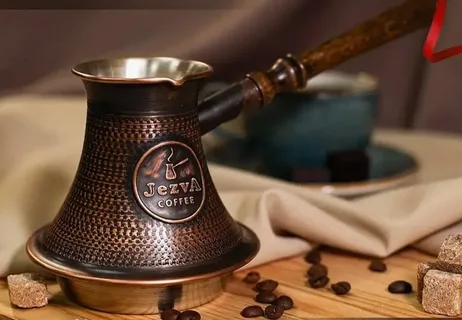 Медная джезва  JEZVA COFFEE для индукции 