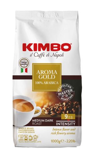 Кофе Kimbo Aroma Gold Arabica в зернах, 1кг