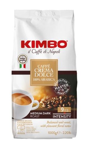 Кофе Kimbo Caffe Crema Dolce Medium в зернах, 1кг